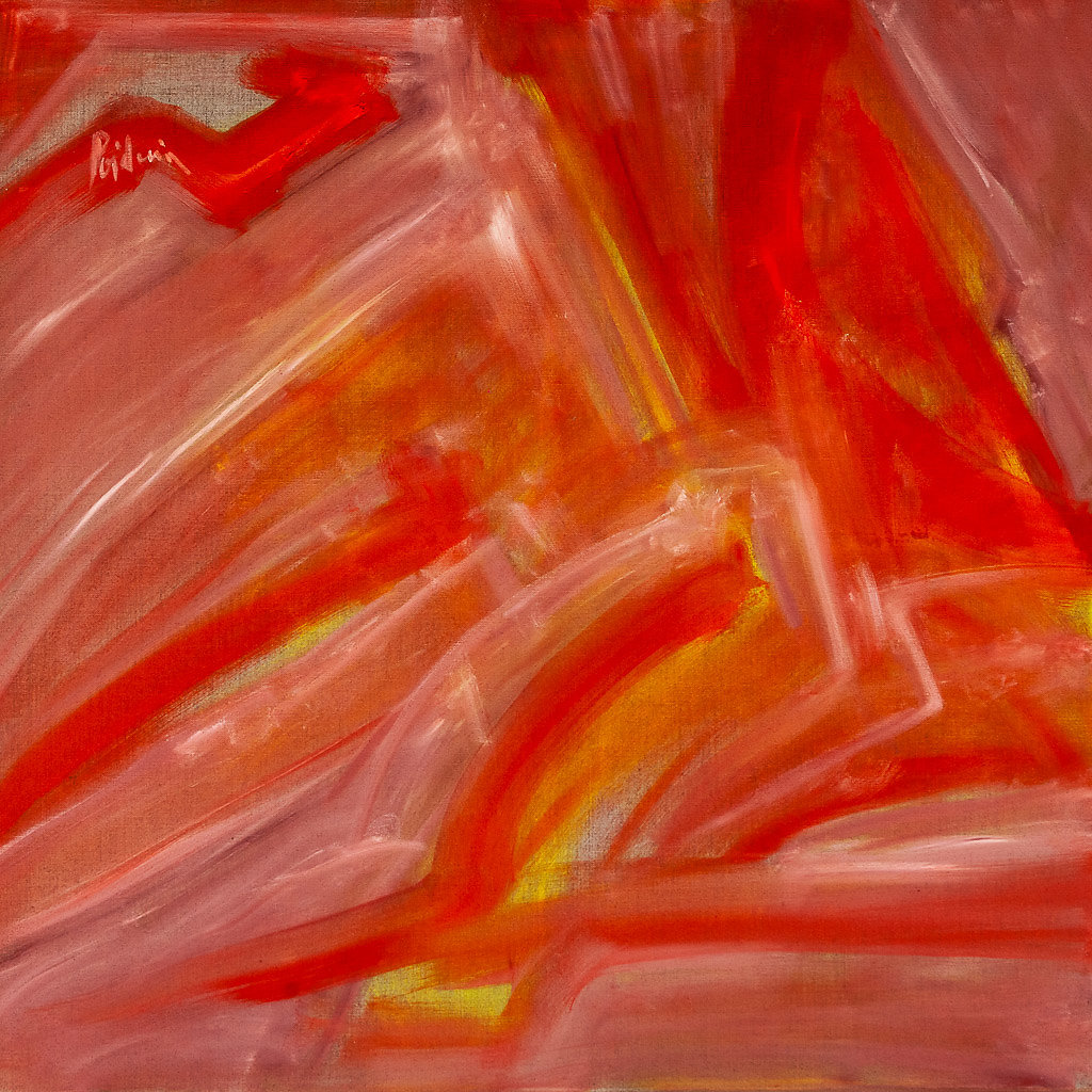 Oeuvre rouge de Chris Poidevin