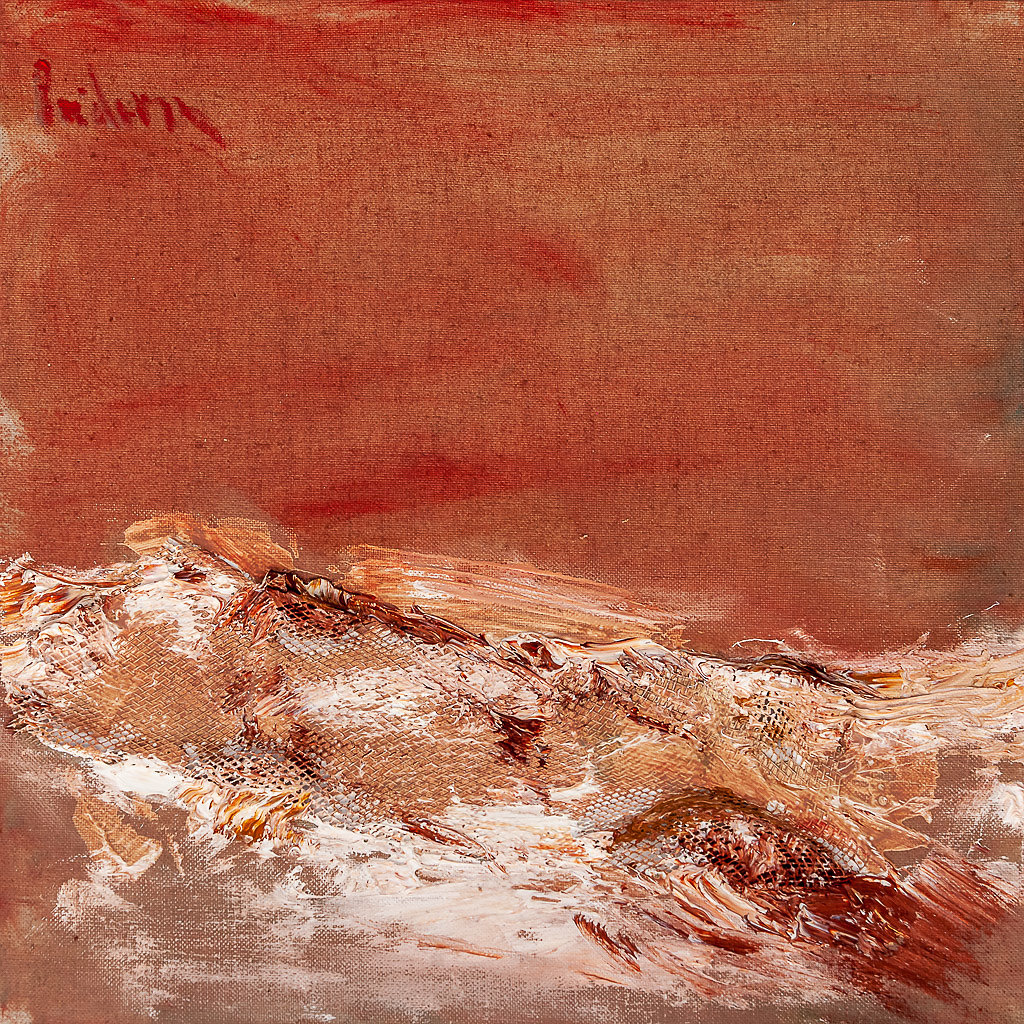Oeuvre rouge de Chris Poidevin